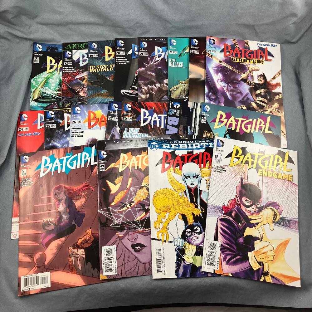 Batgirl DC Comic Book Huge Lot 2012-16 Series 19 Issues #7, 17, 19+ Endgame